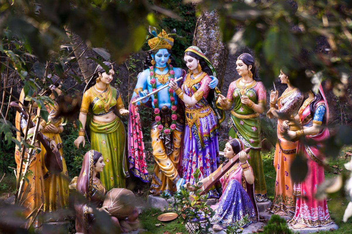 Lord Krishna with radha